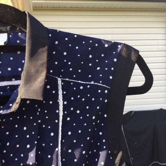 Jason Wu for Target Navy Polka Dit Sleeveless Dress - Picture 6 of 10